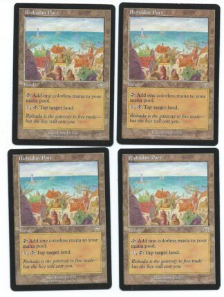 Magic MTG Mercadian Masques 4x Rishadan Port