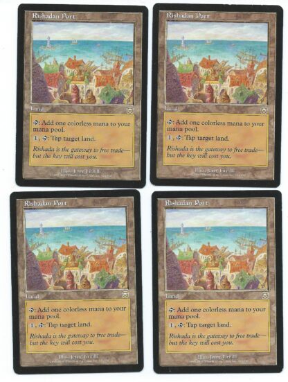 Magic MTG Mercadian Masques 4x Rishadan Port