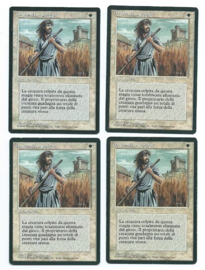 Magic MTG 4x FBB Italian Swords to Plowshares