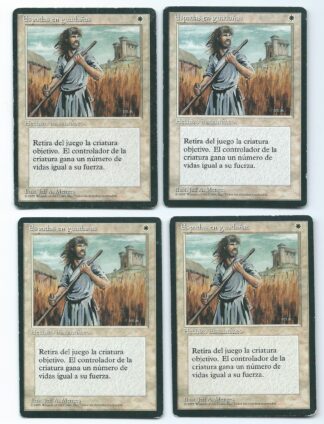 4x Swords to Plowshares FBB spanish