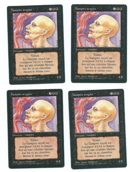 Magic MTG 4x FBB Sengir Vampire FRENCH