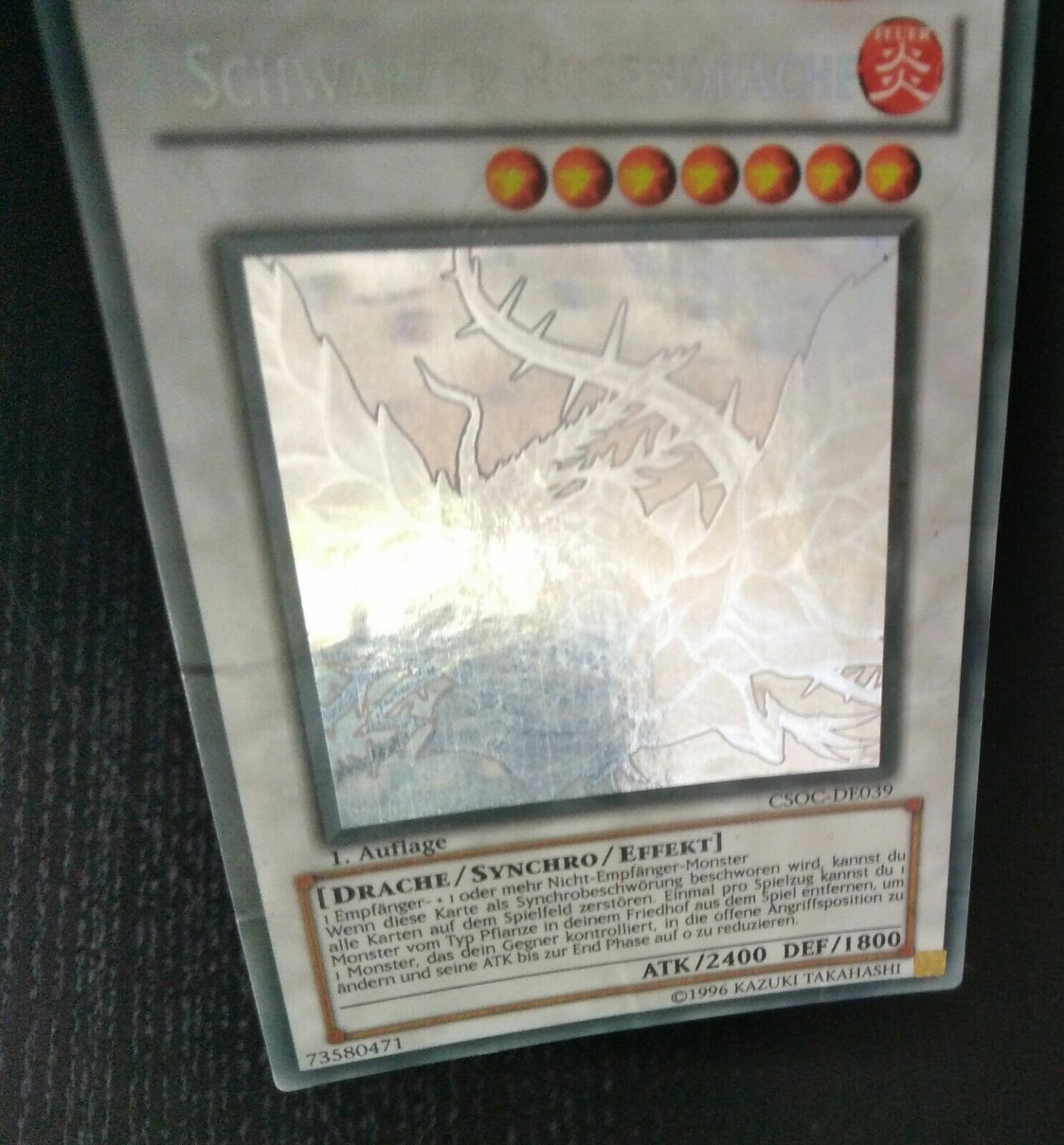 Yugioh Black Rose Dragon Csoc En039 German Ghost Rare 1st Edition